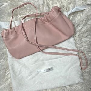 STUDIO AMELIA Soft Pink Gathered Shoulder Bag